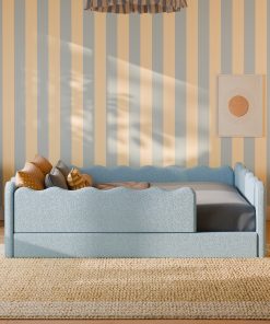 Rizo Montessori-Inspired Full Floor Bed with Guardrails
