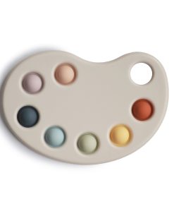 Mushie Paint Palette Press Toy