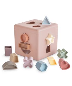 Mushie Shape Sorting Box