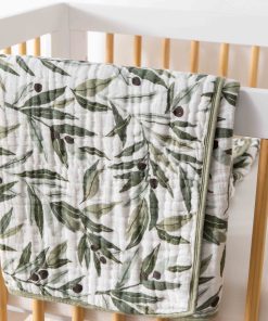 Quilt in 3-Layer GOTS Certified Organic Muslin Cotton