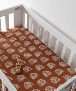 Mini Crib Sheet in GOTS Certified Organic Muslin Cotton